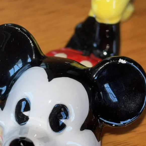 Disney Productions Mickey Mouse Vintage Ceramic Figurine Made In Japan - Picture 5 of 8